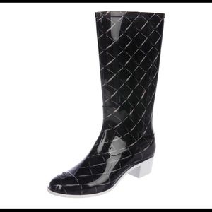 Chanel Cap-Toe CC Rainboots